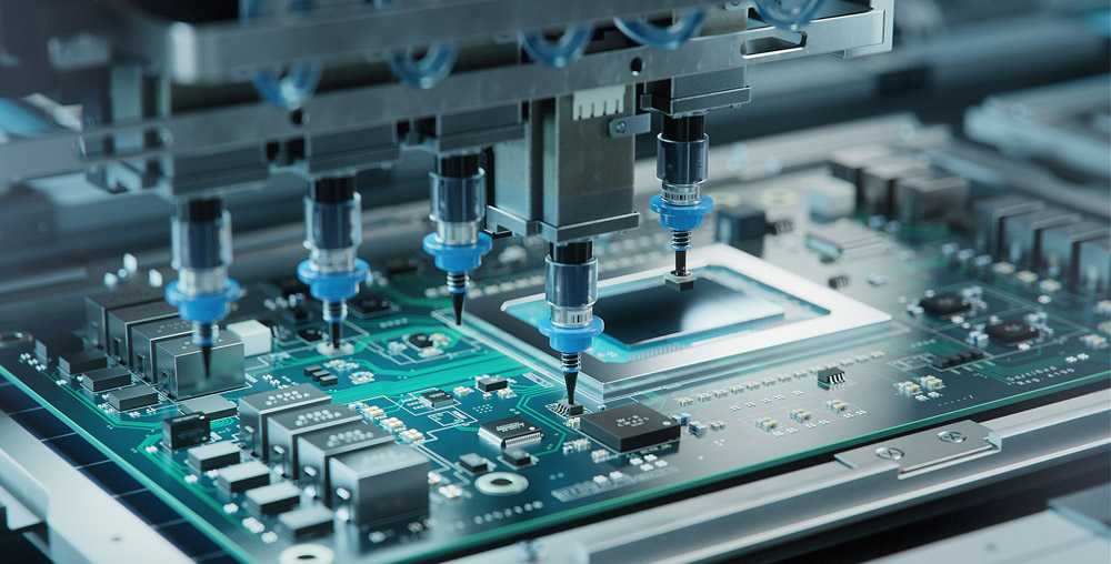Dense PCB routing